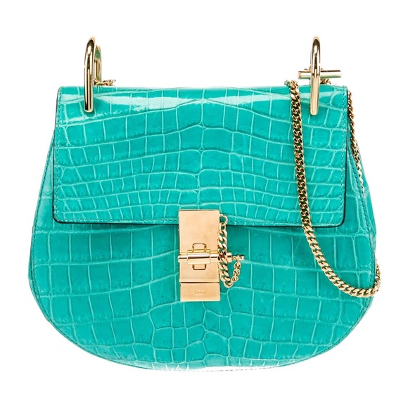 Chloe Alligator Crocodile Skin Drew Special Order bag - Picture 2 of 4